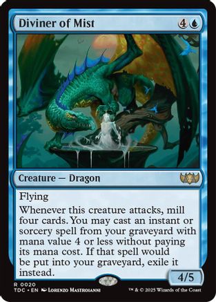 Diviner of Mist (TDC-020) - Commander: Tarkir: Dragonstorm - Game