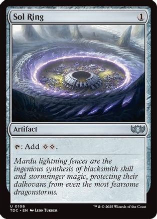 Sol Ring (TDC-106) - Commander: Tarkir: Dragonstorm - Game Nerdz
