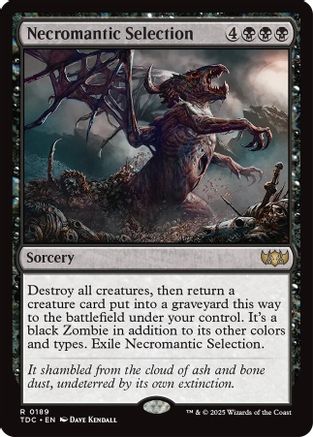 Necromantic Selection (TDC-189) - Commander: Tarkir: Dragonstorm