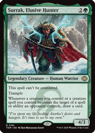 Surrak, Elusive Hunter (TDM-161) - Tarkir: Dragonstorm - Game Nerdz