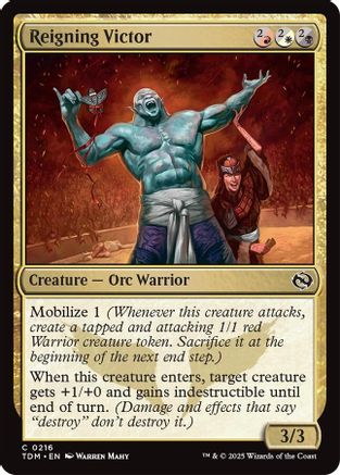 Reigning Victor (TDM-216) - Tarkir: Dragonstorm - Game Nerdz