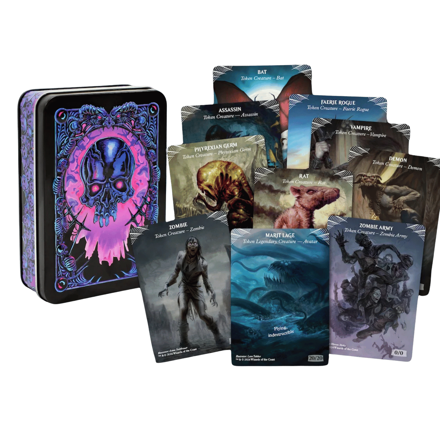 MTG マジック：ザ・ギャザリング 黒マナ ブラック マナ トークンセット Magic: The Gathering - Black Mana - Token Set - Game Nerdz