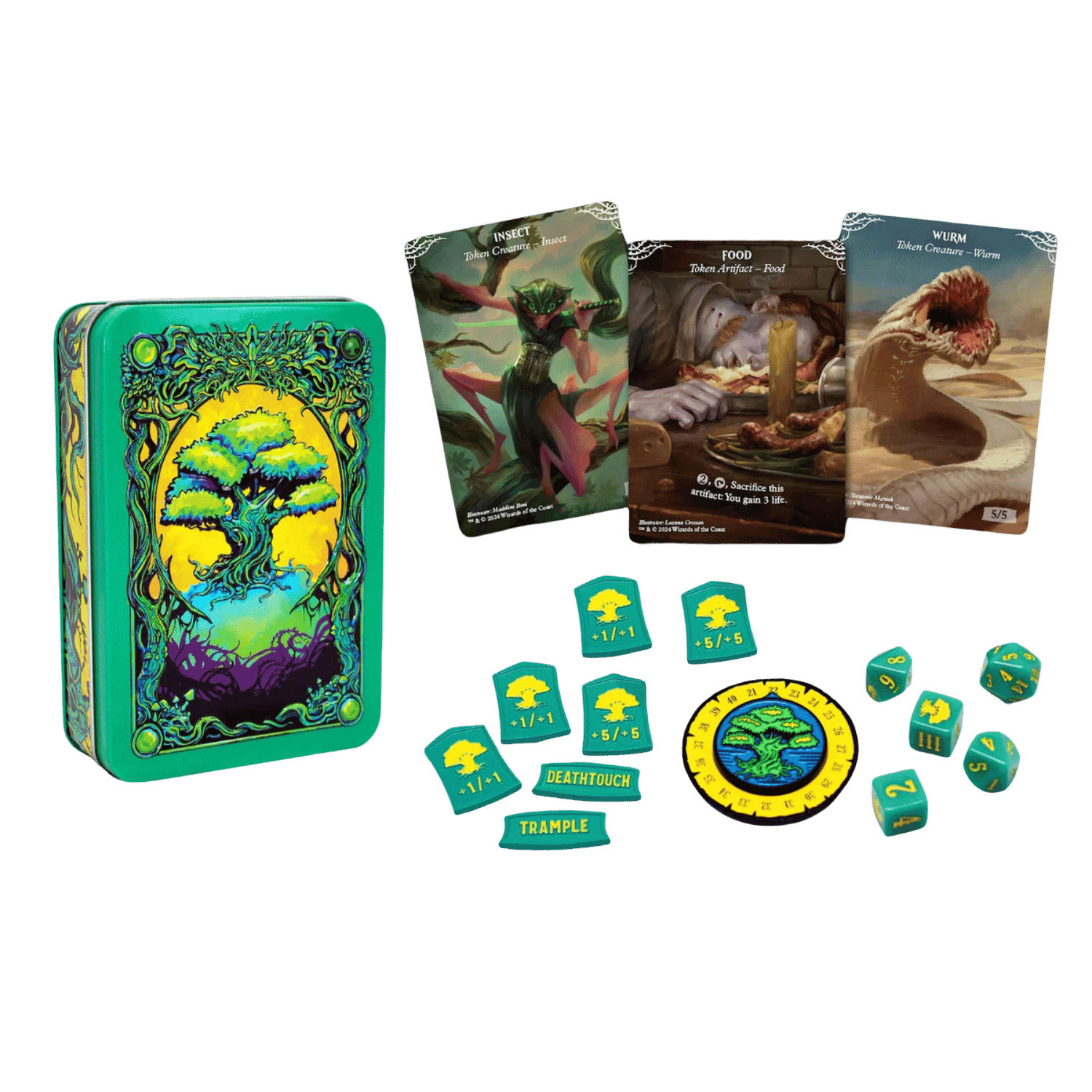 MTG GREEN MANA TOKEN SET トークン MtG Green Mana Token Set | Accessories | Miniature Market