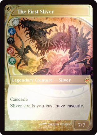 MTG 初祖スリヴァー　foil 1枚　secret lair The First Sliver (Future Sight) (SLD-003) - Secret Lair Drop