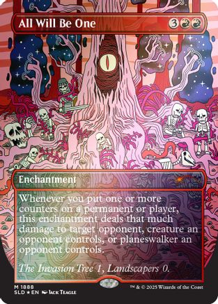All Will Be One (Rainbow Foil) (SLD-1888) - Secret Lair Drop