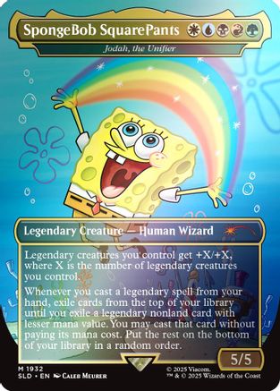 SpongeBob SquarePants - Jodah, the Unifier (Rainbow Foil) (SLD