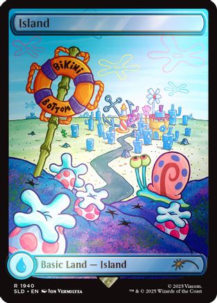 Island (1940) (Rainbow Foil) (SLD-1940) - Secret Lair Drop Series
