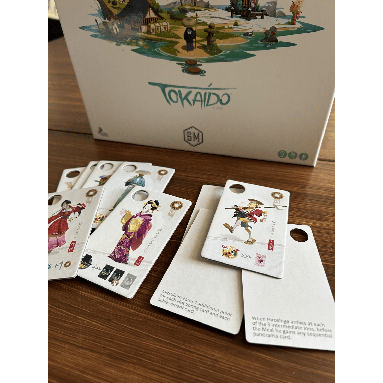 tokaido card sleeves (Sleeved) Board Game Organizer by BitsBins In Tokaido Tokaido
