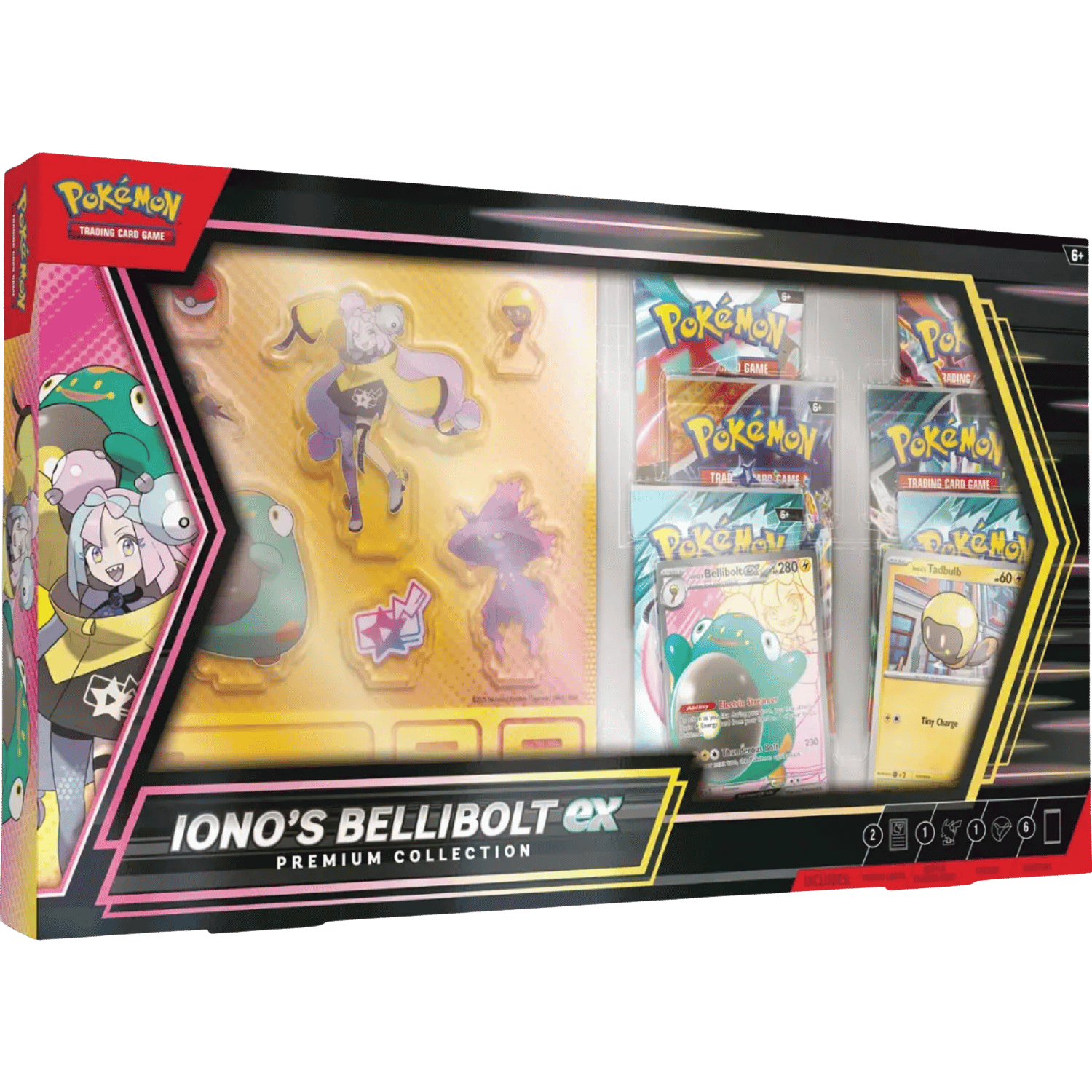 bellibolt pokemon card Iono's EX #279 EXTENDED ART  Raycardza Obsidian Flames Singles 2025 Pokemon Japanese Sv9-battle Partners