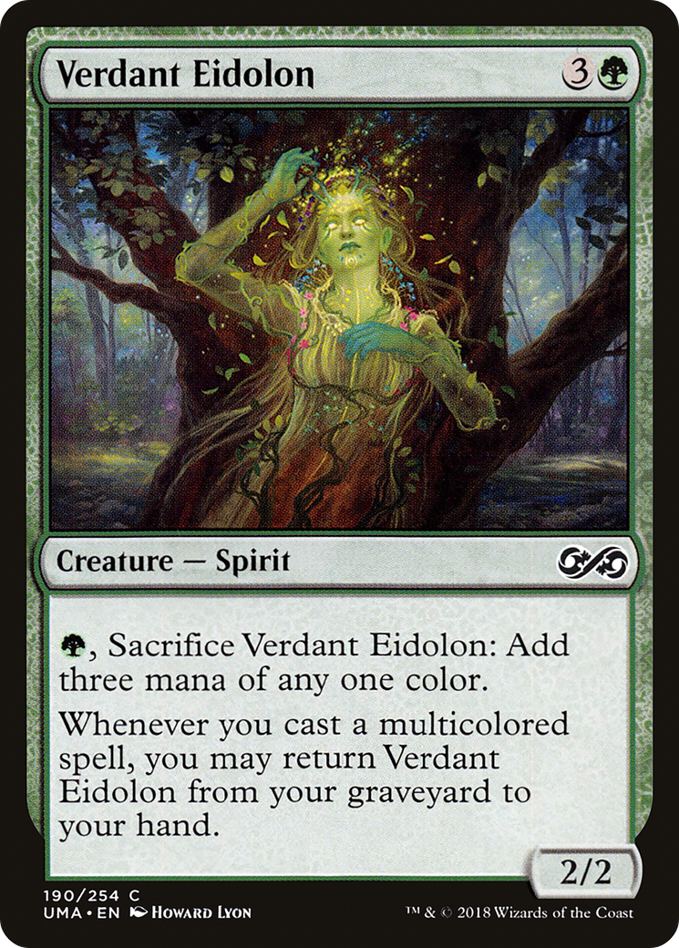 Verdant Eidolon (UMA-190) - Ultimate Masters Foil - Game Nerdz