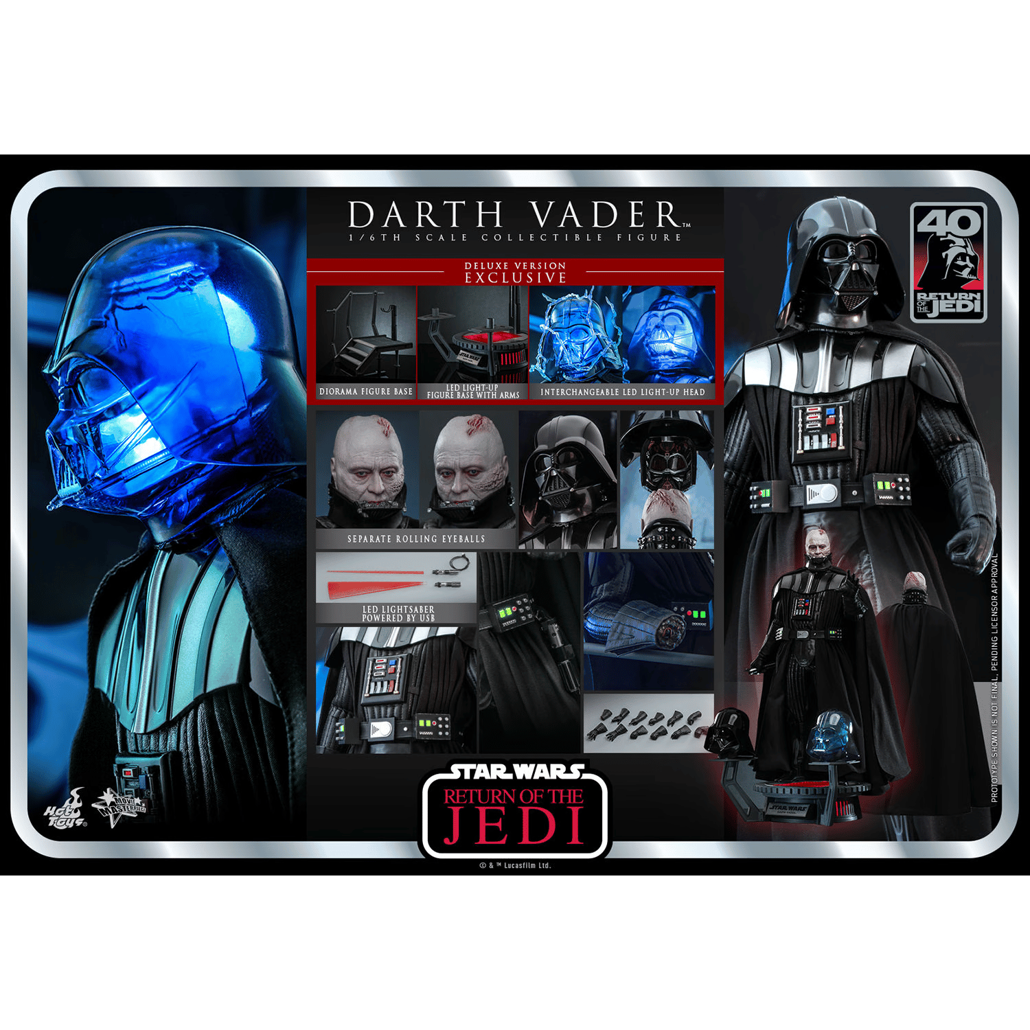 Star Wars: Return of the Jedi 40th Anniversary: Darth Vader - 1