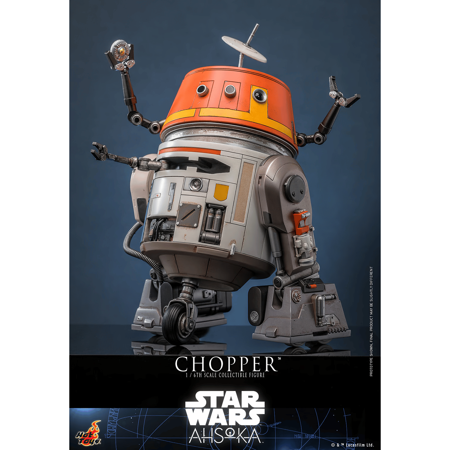 Star Wars: Ahsoka: Chopper - 1/6th Scale Collectible Figure