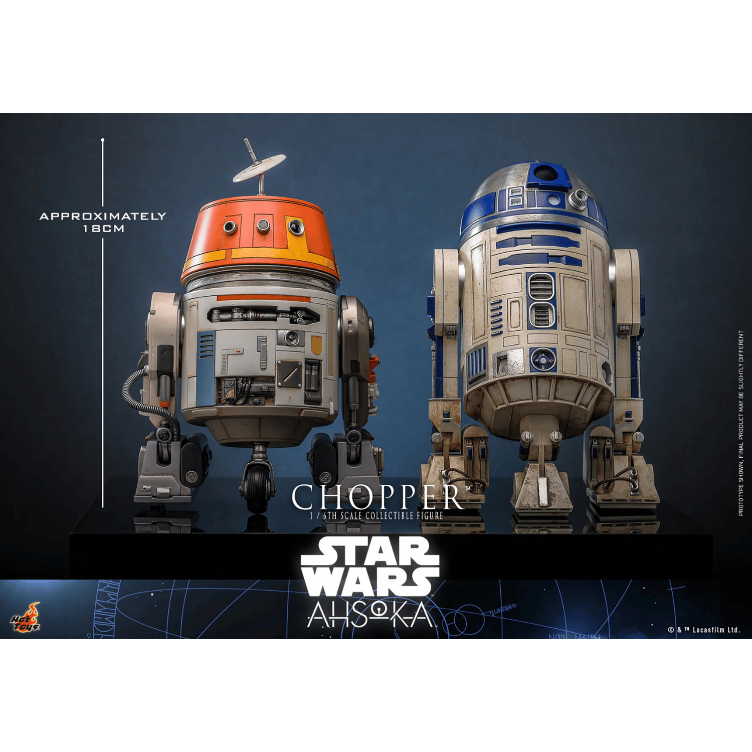 Star Wars: Ahsoka: Chopper - 1/6th Scale Collectible Figure - Game