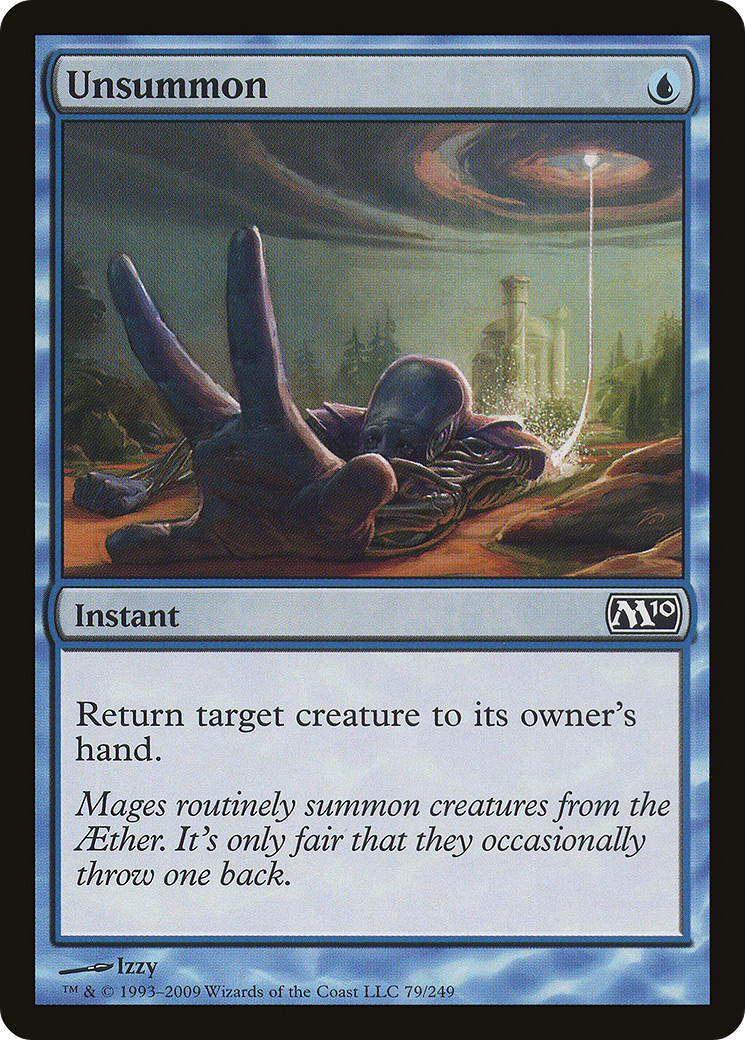 Unsummon (M10-079) - Magic 2010 - Game Nerdz Unsummon (M10-079) - Magic 2010 - Game Nerdz