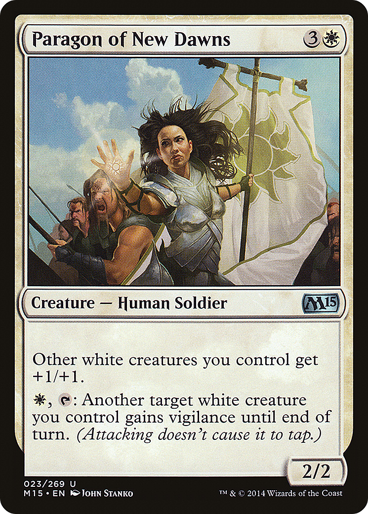 Paragon of New Dawns (M15-023) - Magic 2015 Foil - Game Nerdz