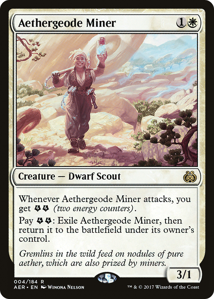 Aethergeode Miner (AER-004) - Aether Revolt Foil - Game Nerdz