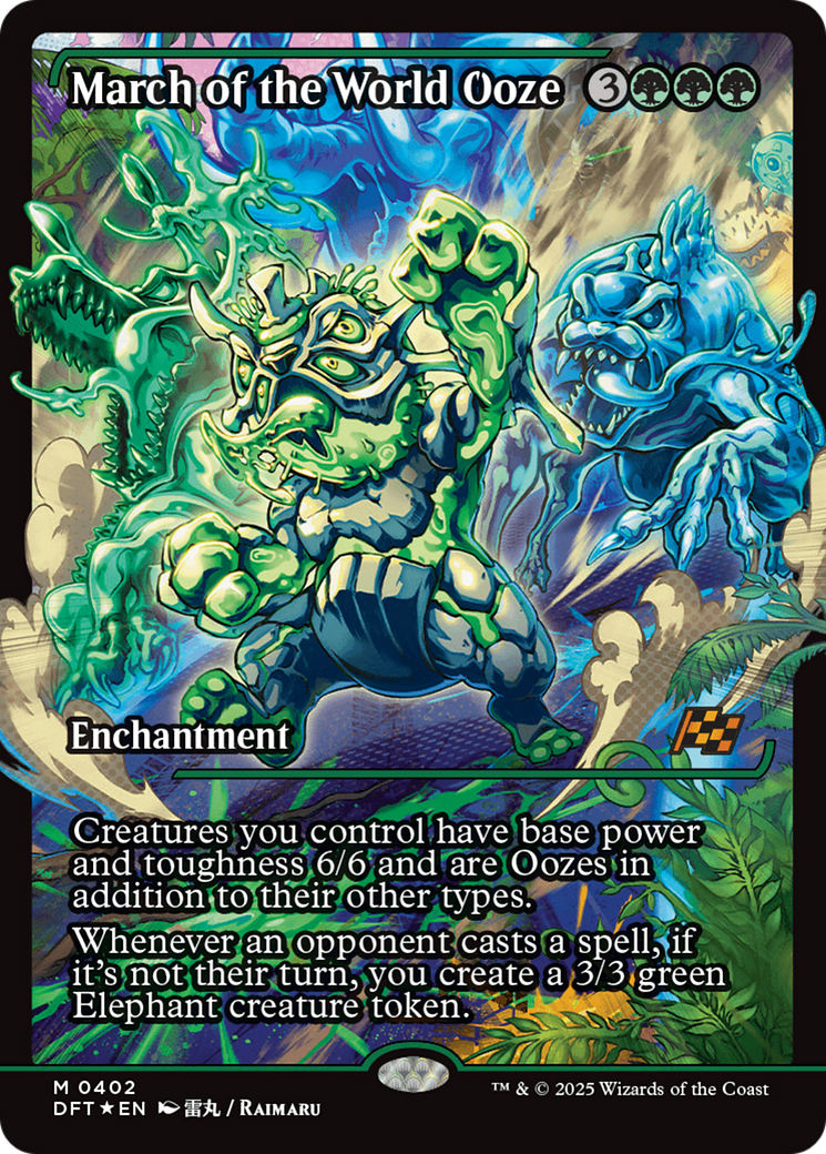 March of the World Ooze (DFT-402) - Aetherdrift: (Showcase, enchantment) -  Game Nerdz