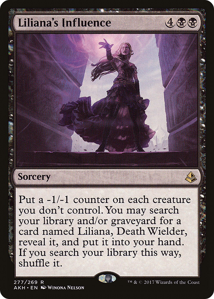 Liliana's Influence (AKH-277) - Amonkhet - Game Nerdz Liliana's Influence (AKH-277) - Amonkhet - Game Nerdz
