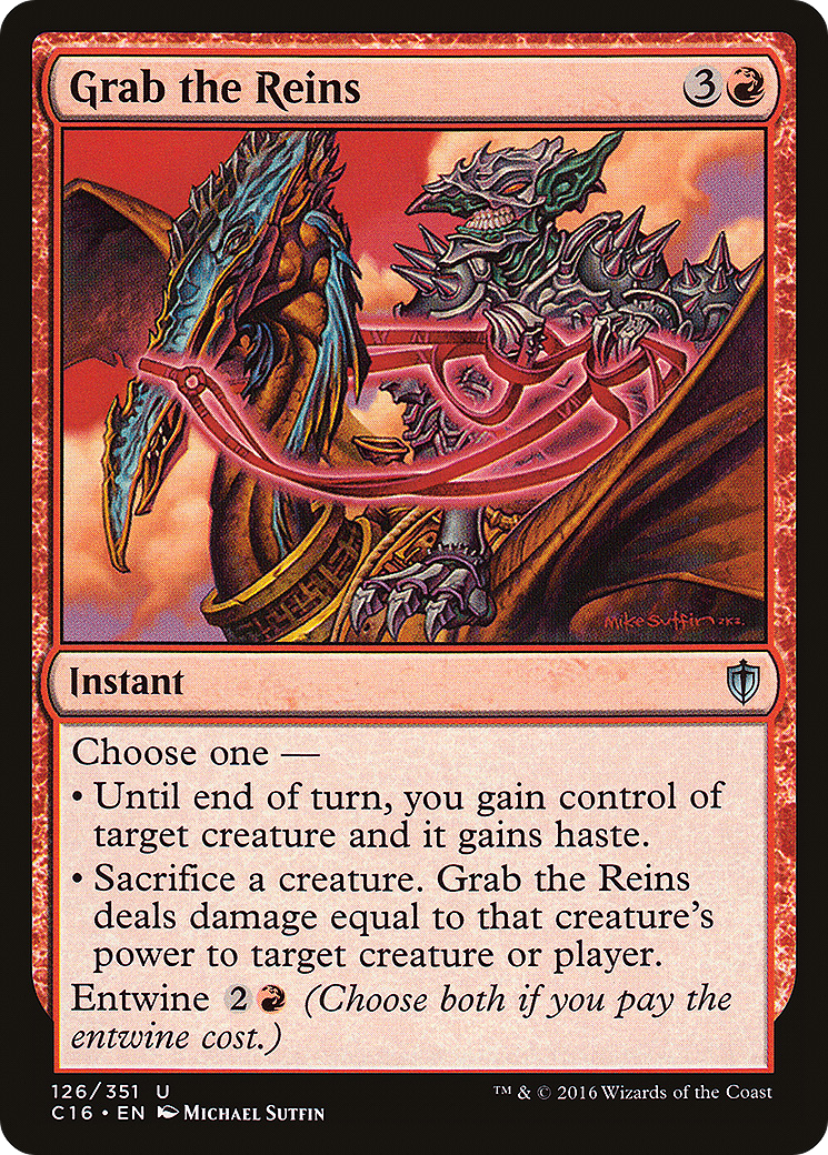Grab the Reins (C16-126) - Commander 2016 - Game Nerdz