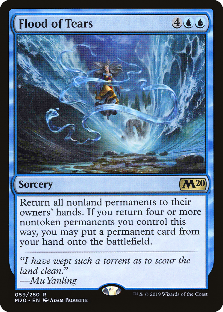 Flood of Tears (M20-059) - Core Set 2020 - Game Nerdz