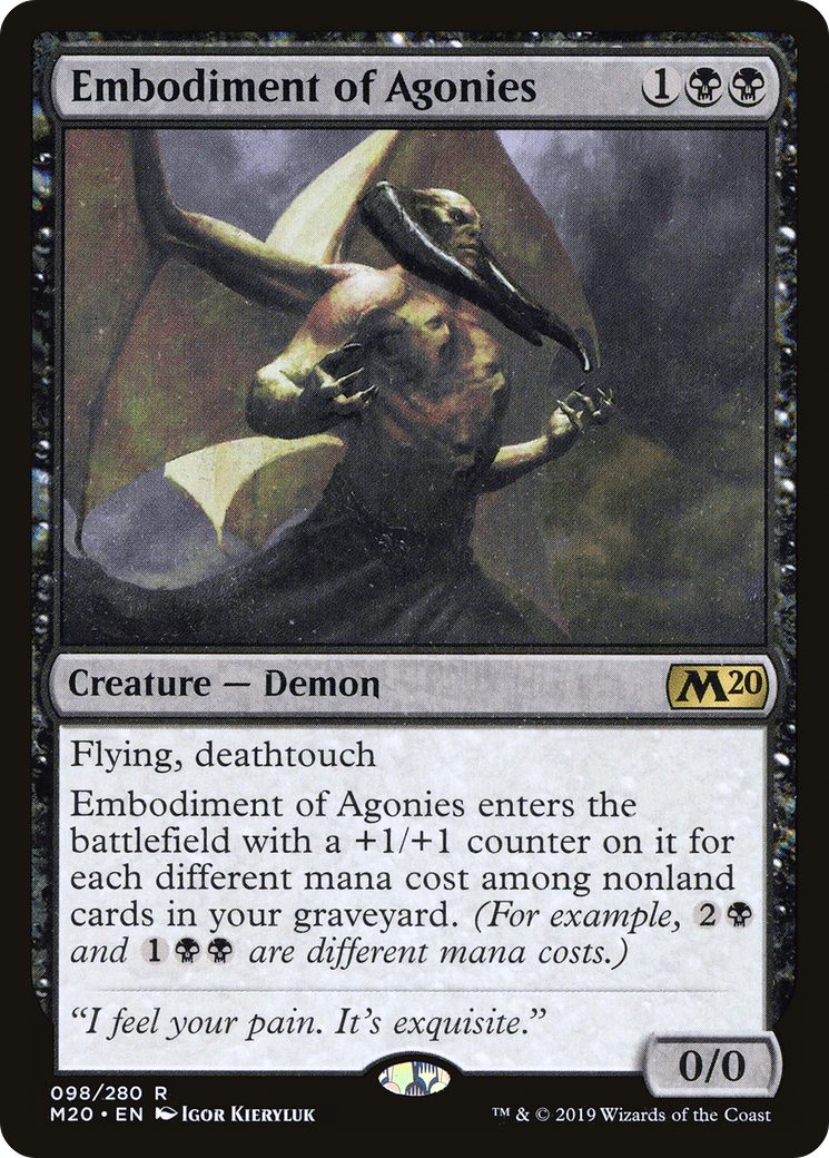 Embodiment of Agonies (M20-098) - Core Set 2020 Foil - Game Nerdz