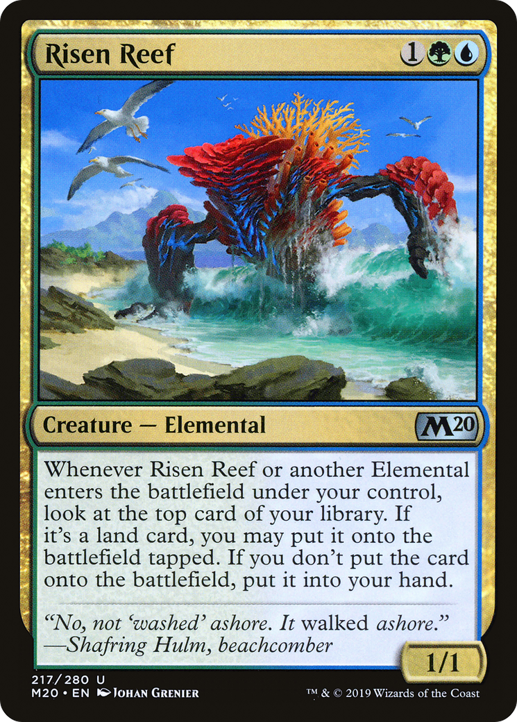 Risen Reef (M20-217) - Core Set 2020 - Game Nerdz