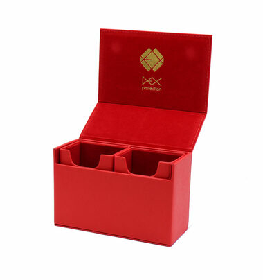Dex Dualist Deck Box (Red) - Game Nerdz