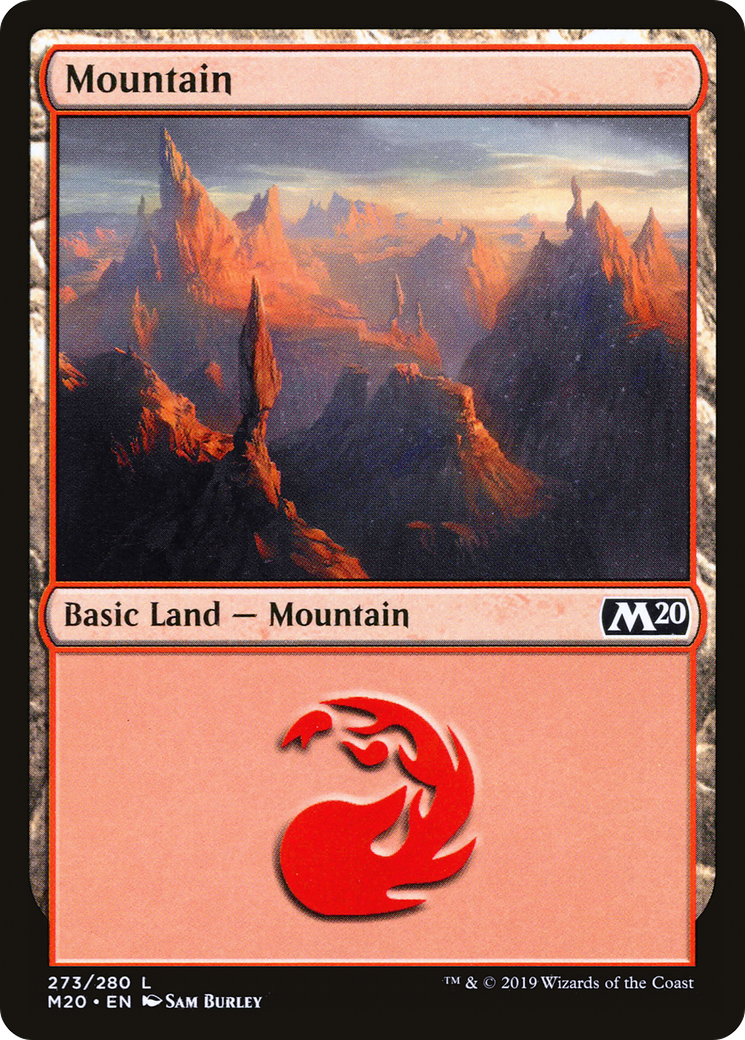 Mountain (M20-273) - Core Set 2020 Foil - Game Nerdz Mountain (M20-273) - Core Set 2020 Foil - Game Nerdz