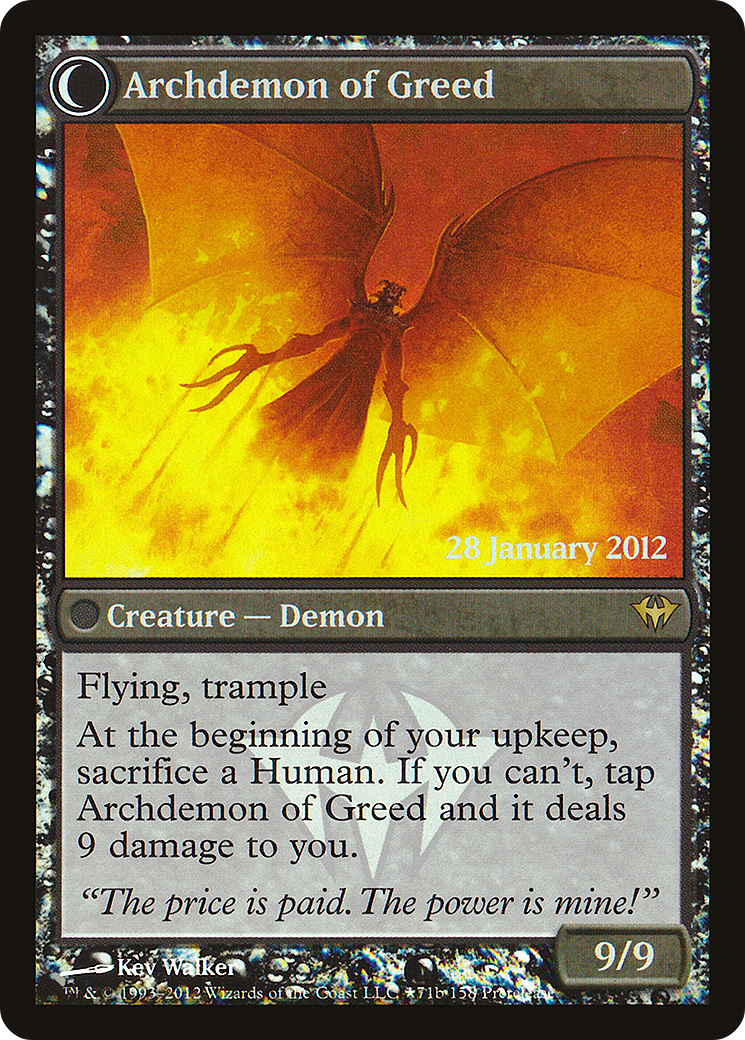Ravenous Demon // Archdemon of Greed (PRE-71☆) - Dark Ascension