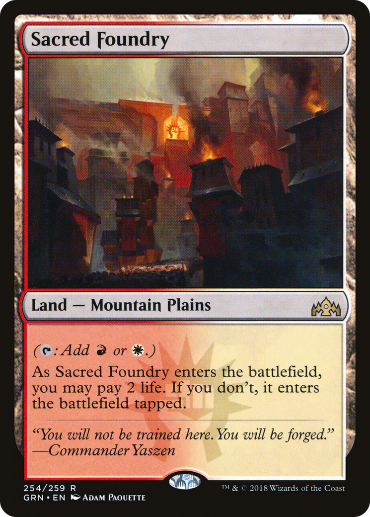 Sacred Foundry (GRN-254) - Guilds of Ravnica Sacred Foundry (GRN-254) - Guilds of Ravnica