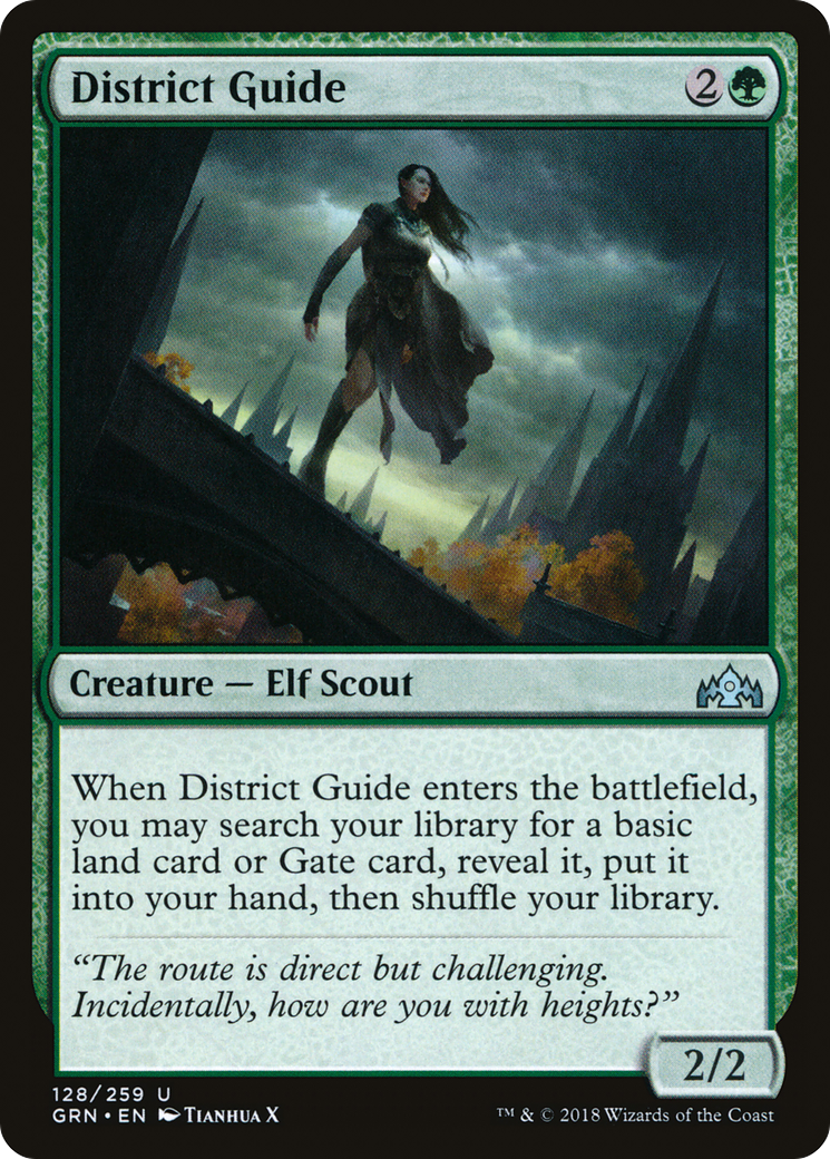 District Guide (GRN-128) - Guilds of Ravnica Foil - Game Nerdz
