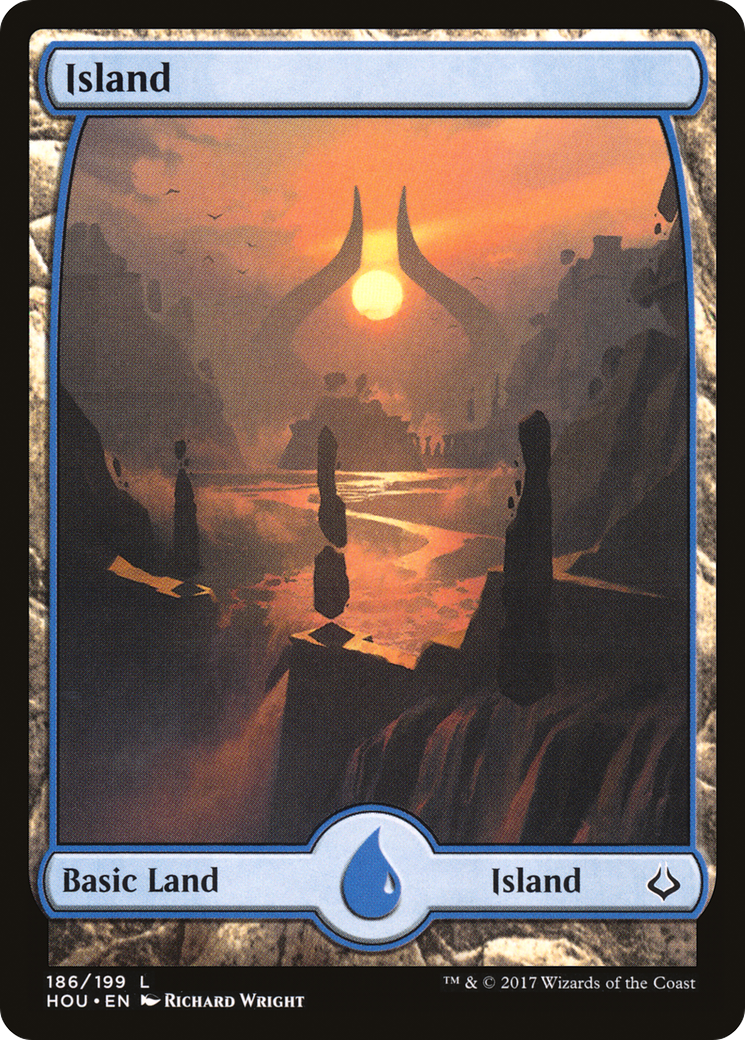 Island (HOU-186) - Hour of Devastation Foil - Game Nerdz