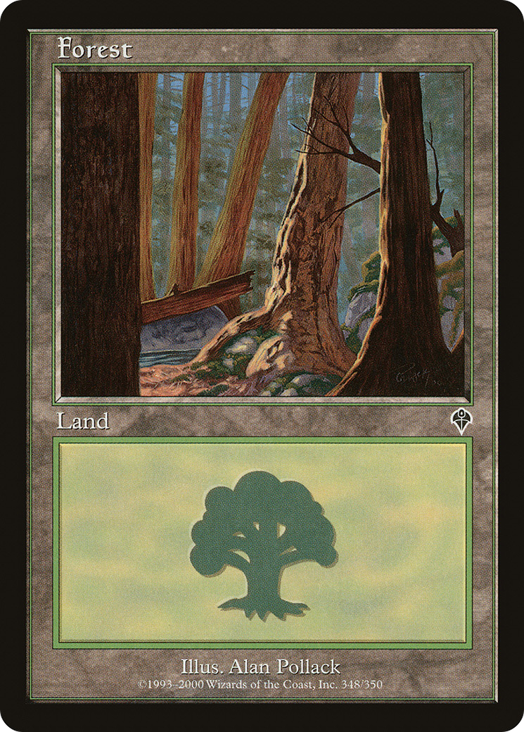 *バラ売り可* 森/Forest UNH英語foil2枚セット Forest (INV-348) - Invasion Foil - Game Nerdz