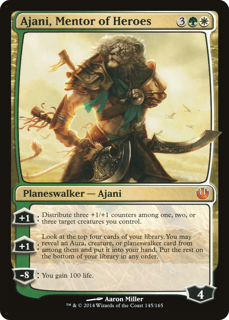 Ajani, Mentor of Heroes (JOU-145) - Journey into Nyx - Game Nerdz