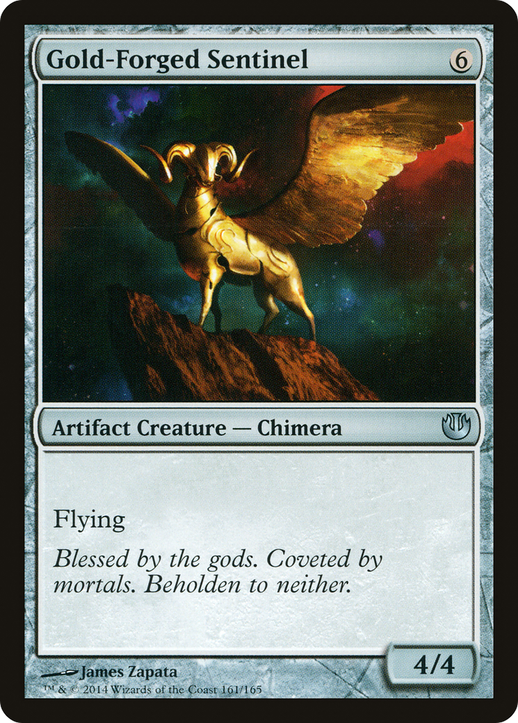 Gold-Forged Sentinel (JOU-161) - Journey into Nyx Foil - Game Nerdz