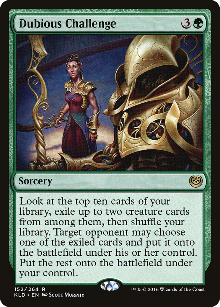 Dubious Challenge (KLD-152) - Kaladesh Foil - Game Nerdz Dubious Challenge (KLD-152) - Kaladesh Foil - Game Nerdz