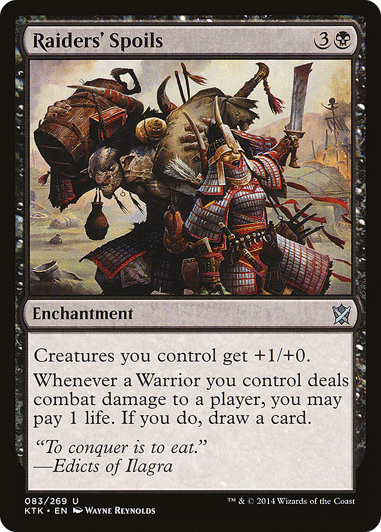 Raiders' Spoils (KTK-083) - Khans of Tarkir - Game Nerdz