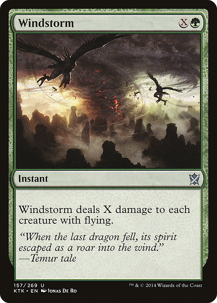 Windstorm (KTK-157) - Khans of Tarkir - Game Nerdz Windstorm (KTK-157) - Khans of Tarkir - Game Nerdz