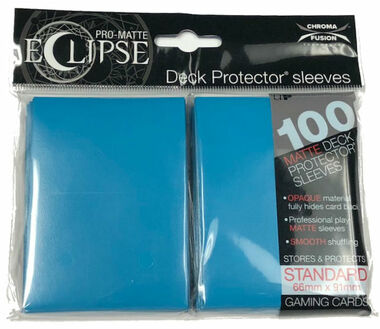 Pro-Matte Eclipse Standard Size Card Sleeves - Light Blue (100ct) - Game  Nerdz