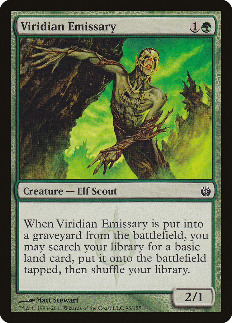 Viridian Emissary (MBS-095) - Mirrodin Besieged - Game Nerdz Viridian Emissary (MBS-095) - Mirrodin Besieged - Game Nerdz