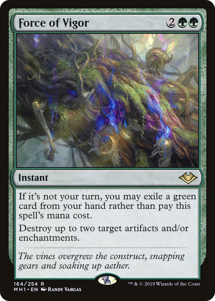 Force of Vigor (MH1-164) - Modern Horizons Foil - Game Nerdz