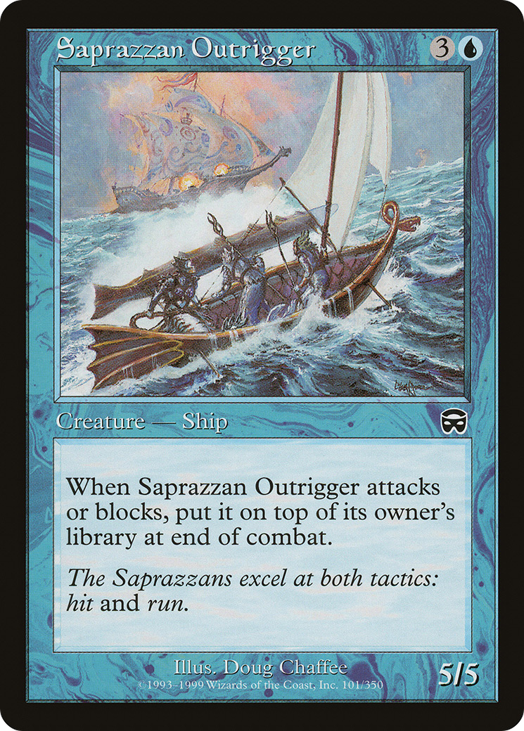 Saprazzan Outrigger (MMQ-101) - Mercadian Masques - Game Nerdz