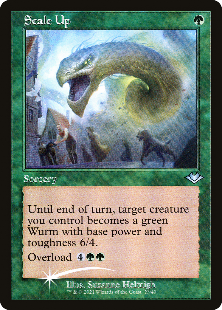 Scale Up (MH1-023) - Modern Horizons 1 Timeshifts Etched Foil - Game Nerdz