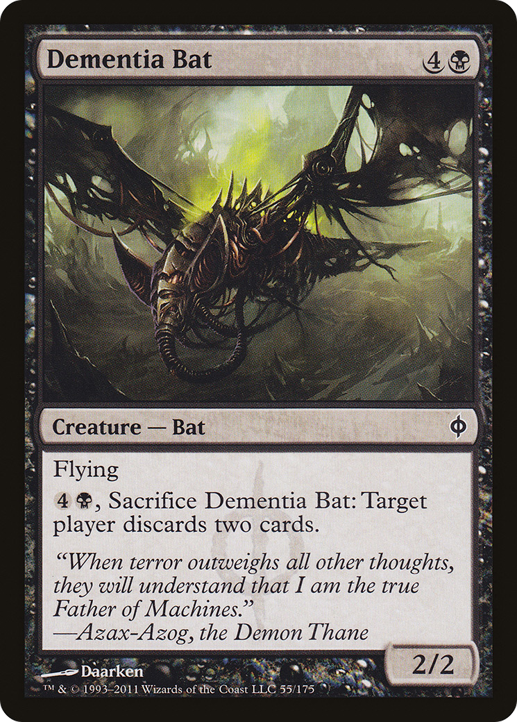 Dementia Bat (NPH-055) - New Phyrexia - Game Nerdz