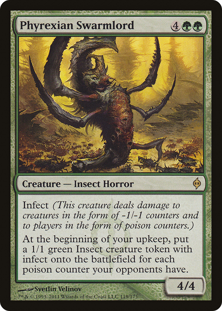 Phyrexian Swarmlord (NPH-119) - New Phyrexia - Game Nerdz Phyrexian Swarmlord (NPH-119) - New Phyrexia - Game Nerdz