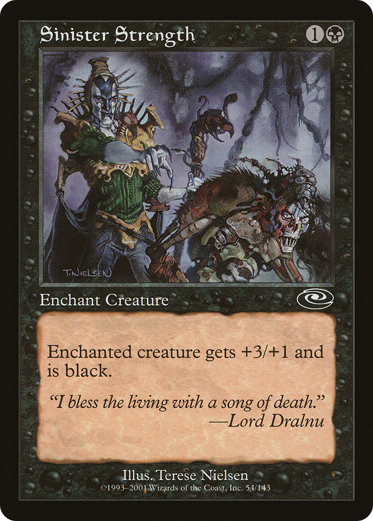 Sinister Strength (PLS-054) - Planeshift Foil - Game Nerdz