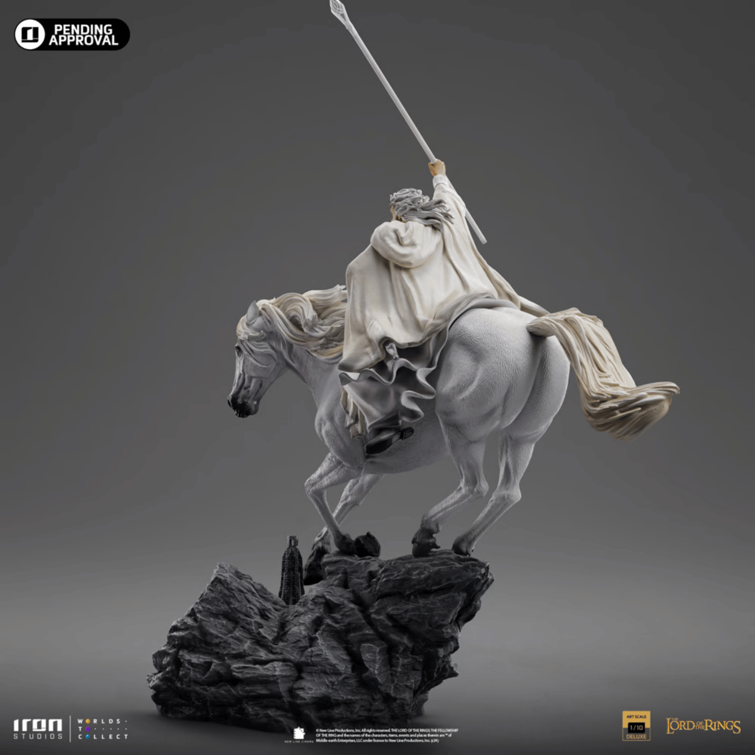 GANDALF LORD OF THE RINGS 10inDELUXE POSEABLE GANDALF THE