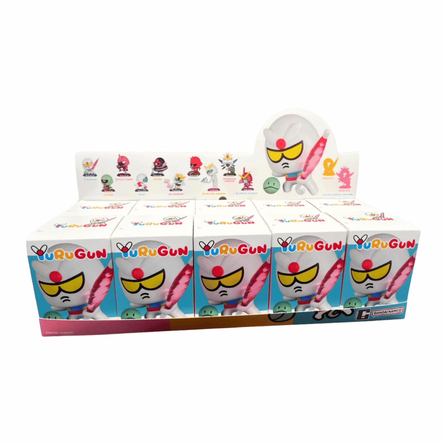 Mobile Suit Gundam: BNESH Yurugun Vol.1 - Blind-Box Display