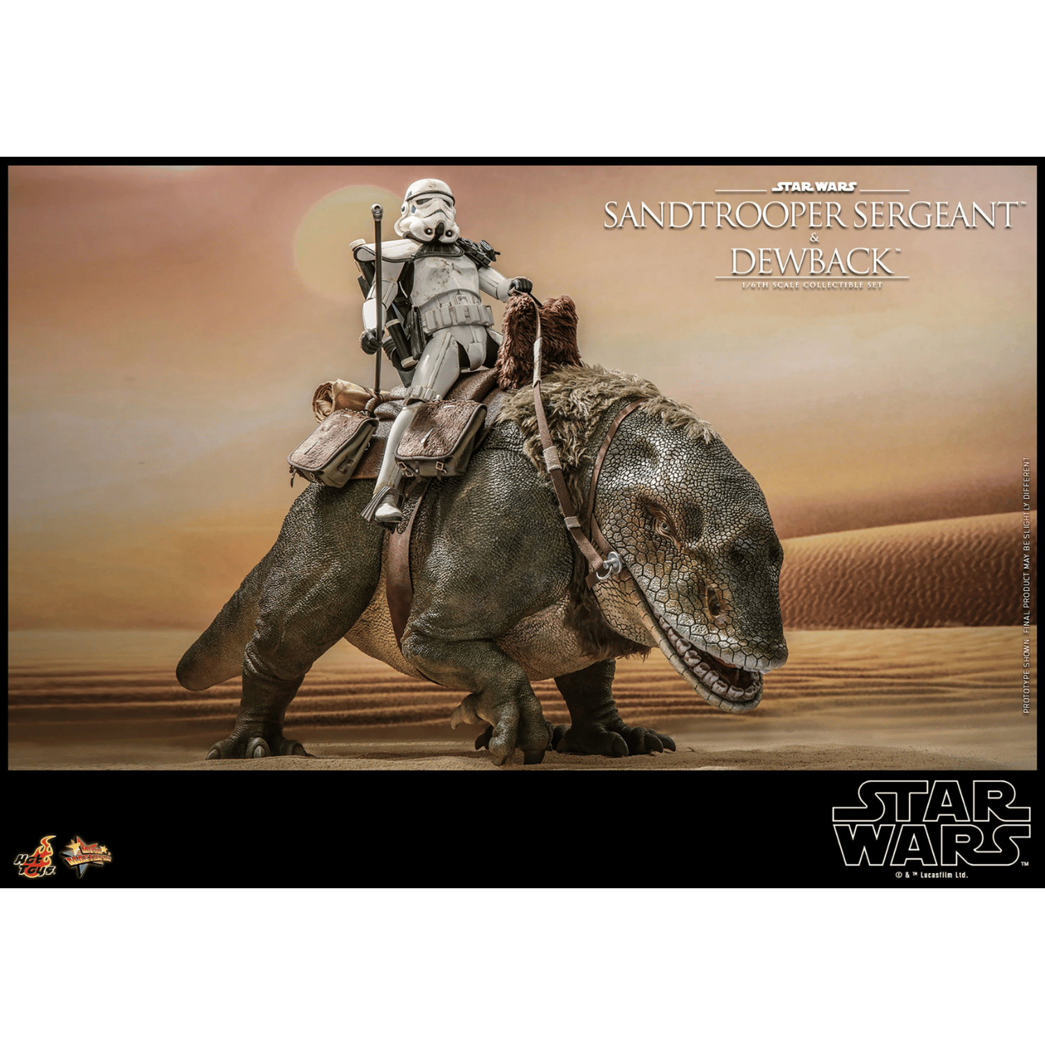 Star Wars Animated: Sandtrooper On Dewback | Figurky a sošky | Fate Gate