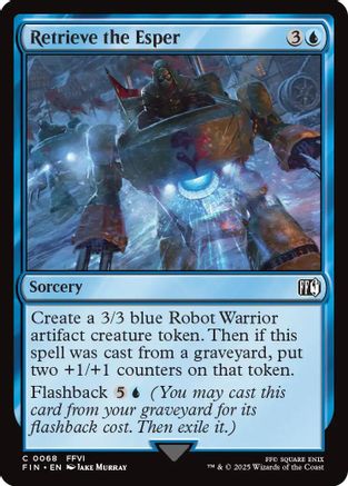esper mtg cards Retrieve the Esper (FIN-068) - FINAL FANTASY Foil